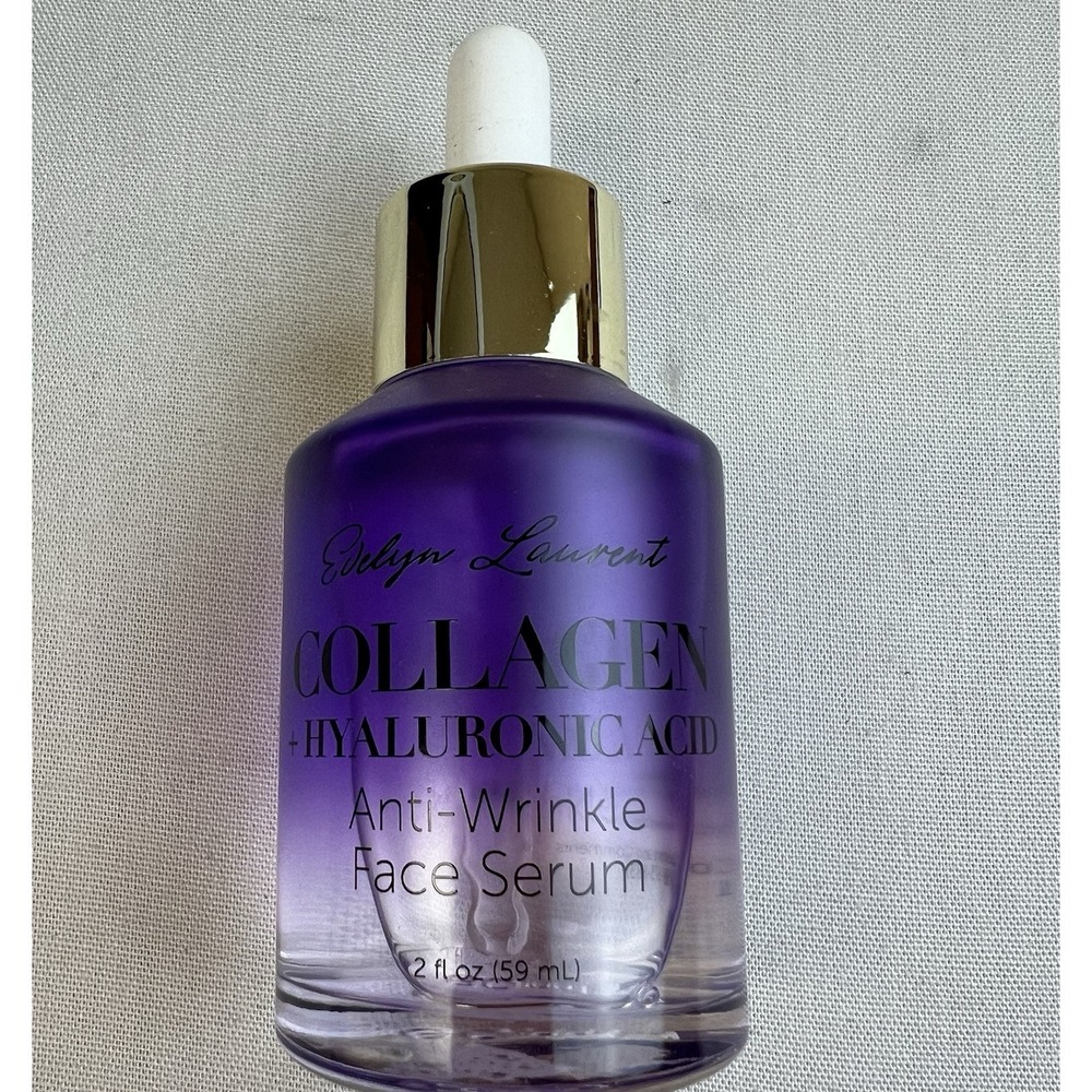EVELYN LAURENT COLLAGEN HYALURONIC ACID ANTI-WRINKLE FACE SERUM 2 fl oz